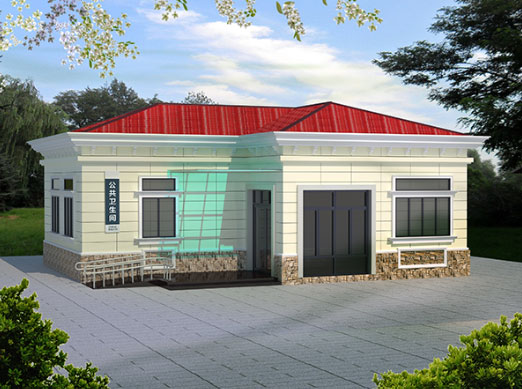 港口镇现代都市型移动厕所